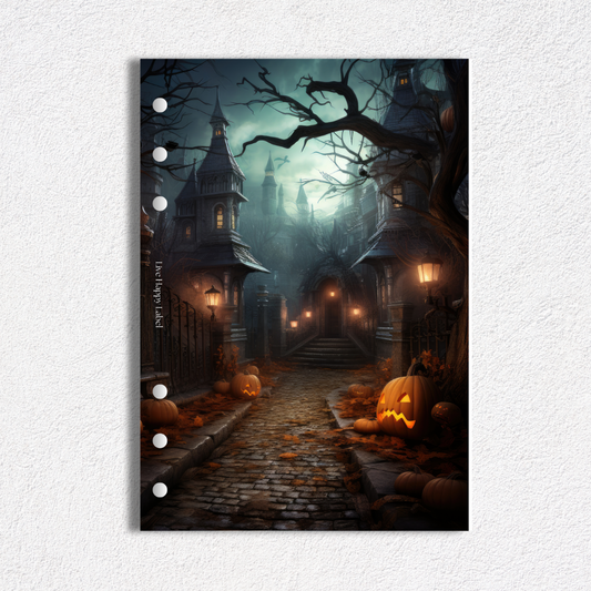 "Happy Halloween" Dashboard & Cover | A5, 6-Ring Punch
