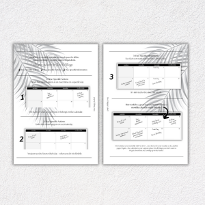2026 Monthly Calendar Inserts ~ Dated | A5, 6-ring Punch