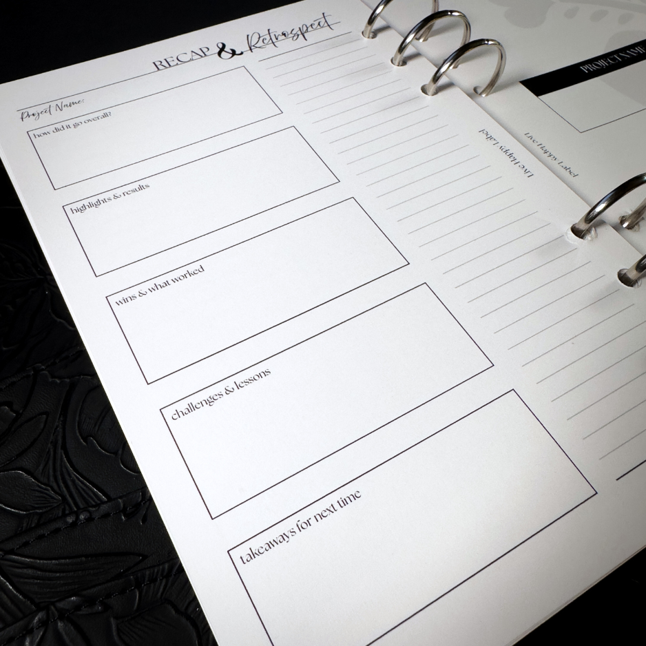 Project Planner | A5, 6-ring