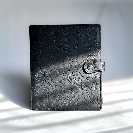 Kaylee Black "Tropical Bloom" Planner Binder | A5, 6-ring