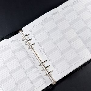2026 Fold-Out Yearly Calendar | A5, 6-ring