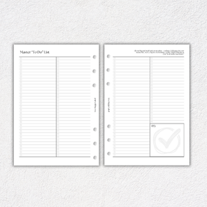List Capture Hub | A5, 6-ring