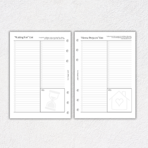 List Capture Hub | A5, 6-ring