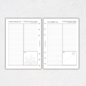List Capture Hub | A5, 6-ring