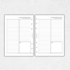 List Capture Hub | A5, 6-ring