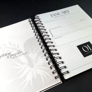 2026 Foundations Planner ~ Tropical Palm | 7" x 9" Double Wire-O