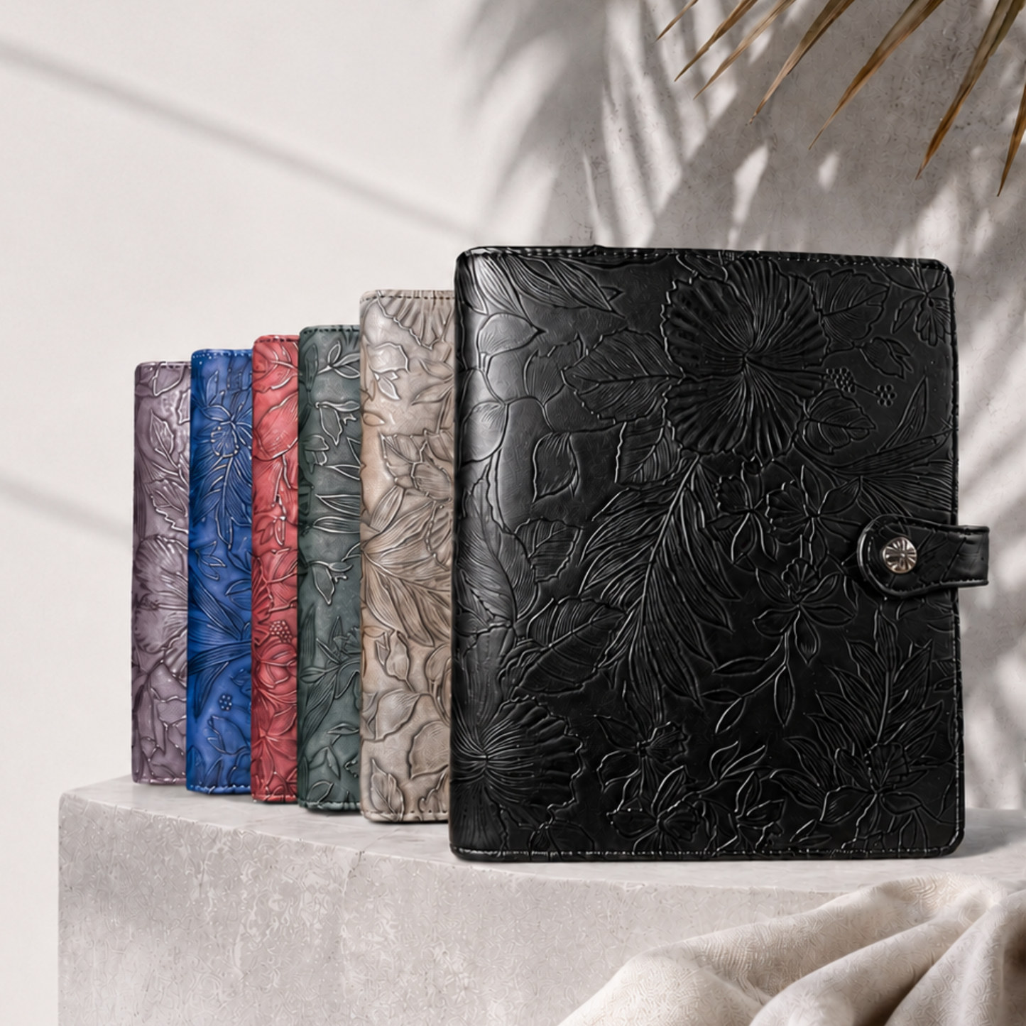 Tropical Bloom ~ Vegan Leather Planner Binder | A5 6-Ring