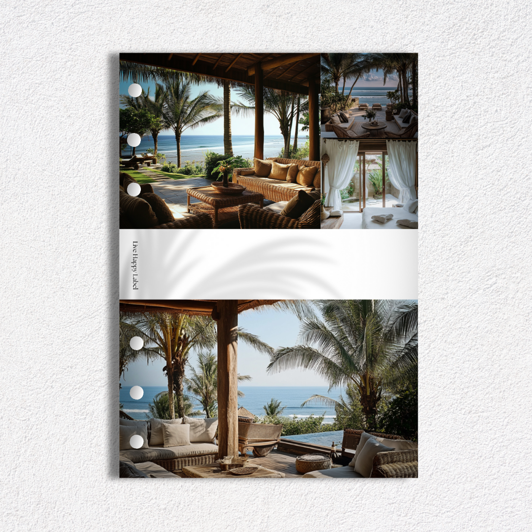 "Bali Daybreak" Dashboard & Cover | A5, 6-Ring Punch