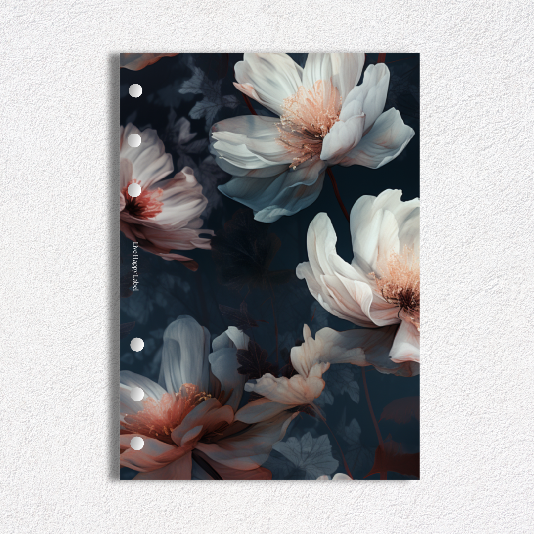 "Busy Blooming" #003 Dashboard & Cover | A5, 6-Ring Punch