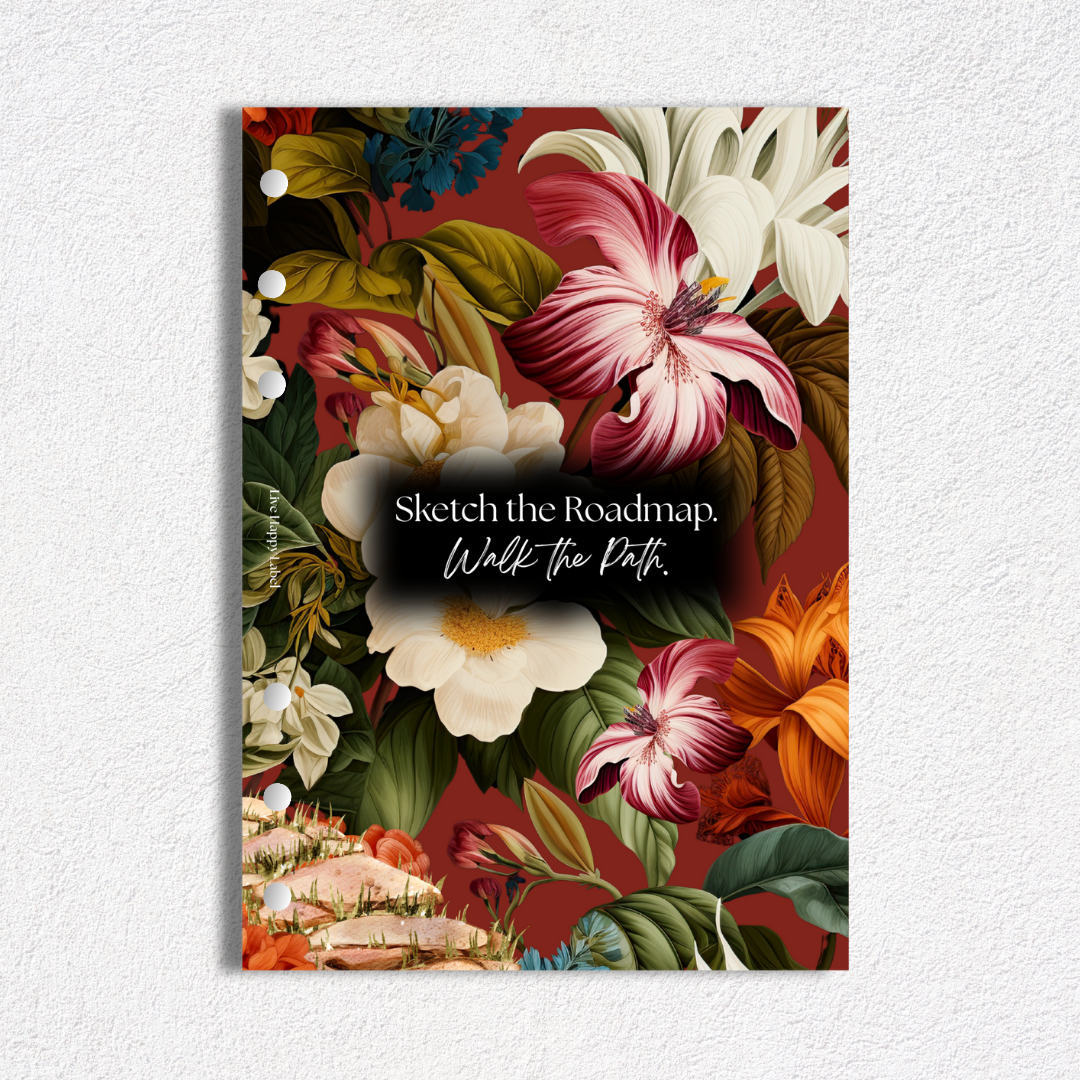 "Island Path" #003 Dashboard & Cover | A5, 6-Ring Punch