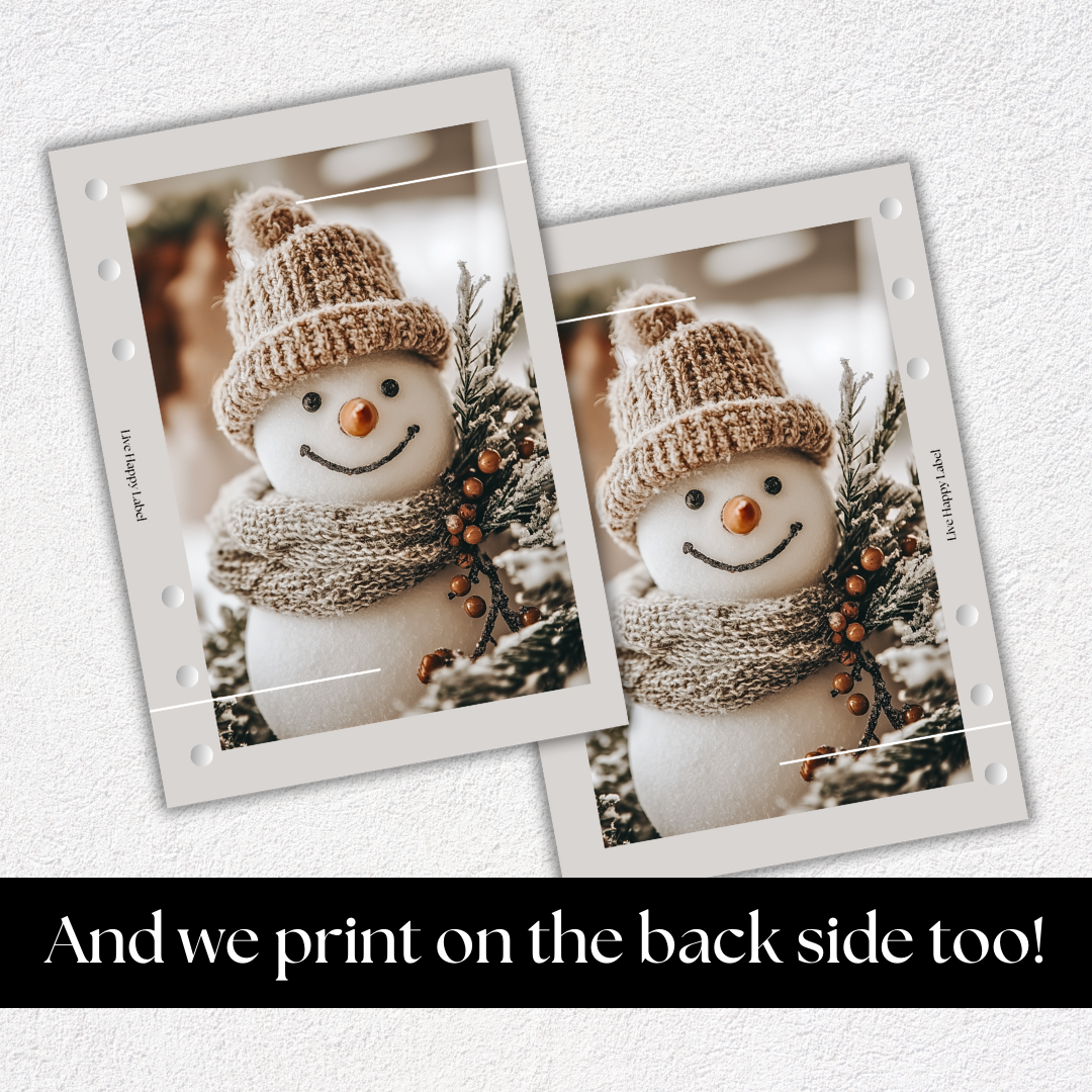 "Snowday Friend" Dashboard & Cover | A5, 6-Ring Punch