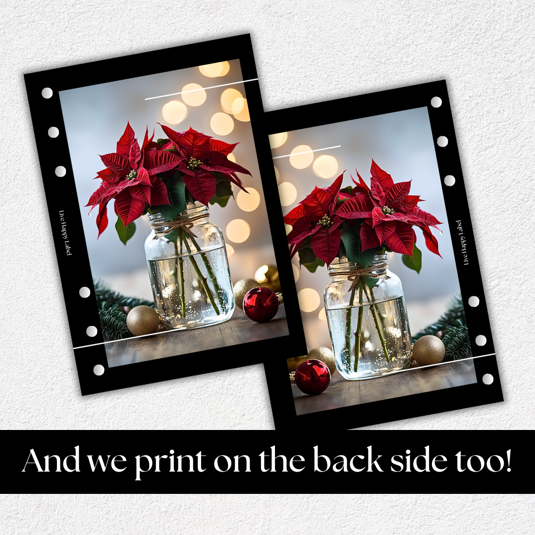 "Holiday Bloom" Dashboard & Cover | A5, 6-Ring Punch