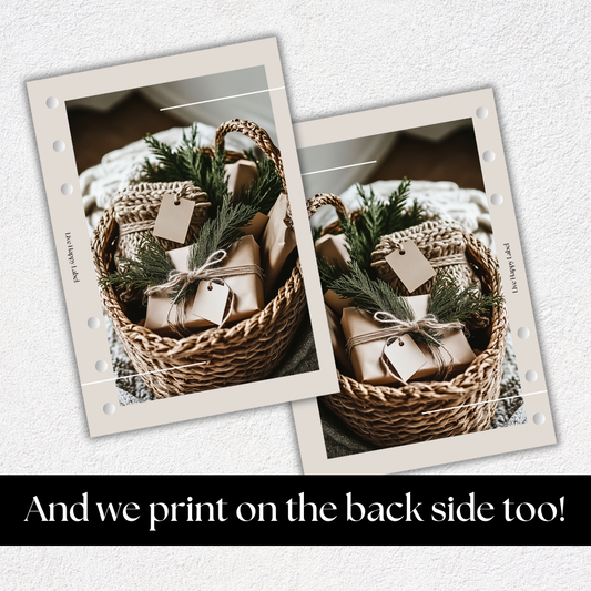 "Evergreen Gatherings" Dashboard & Cover | A5, 6-Ring Punch