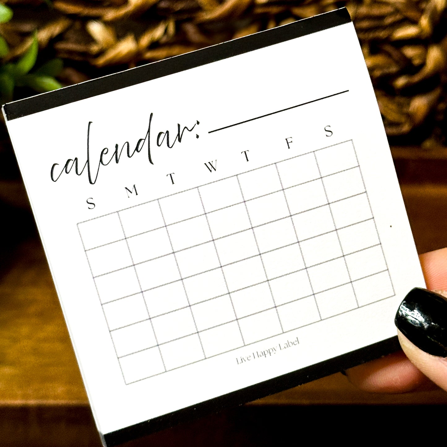 Calendar | Functional Sticky Notes | 3" x 3"