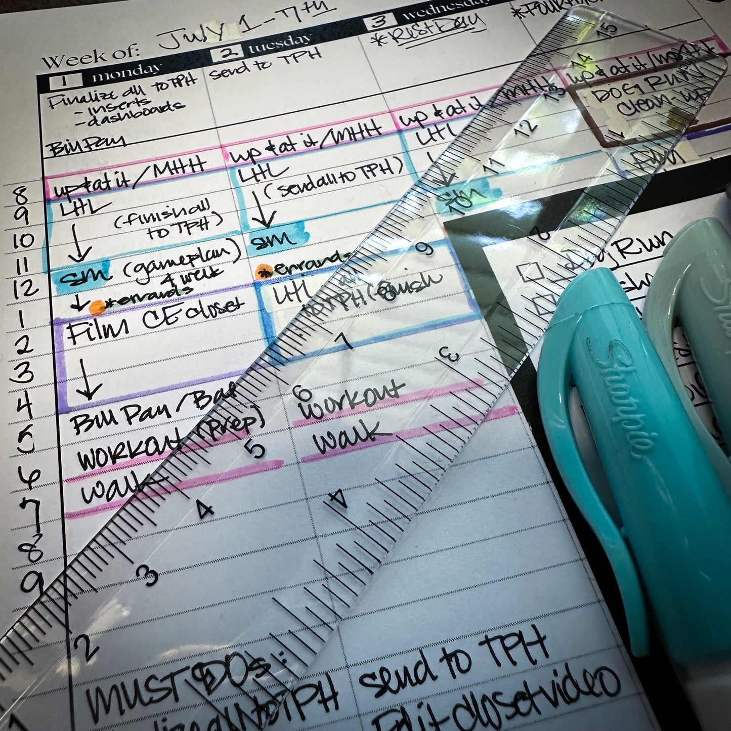 6" Acrylic Clear Ruler