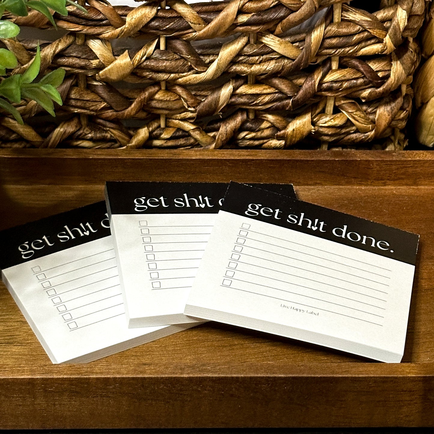 Get Sh!t Done. | Functional Sticky Notes | 3" x 3"