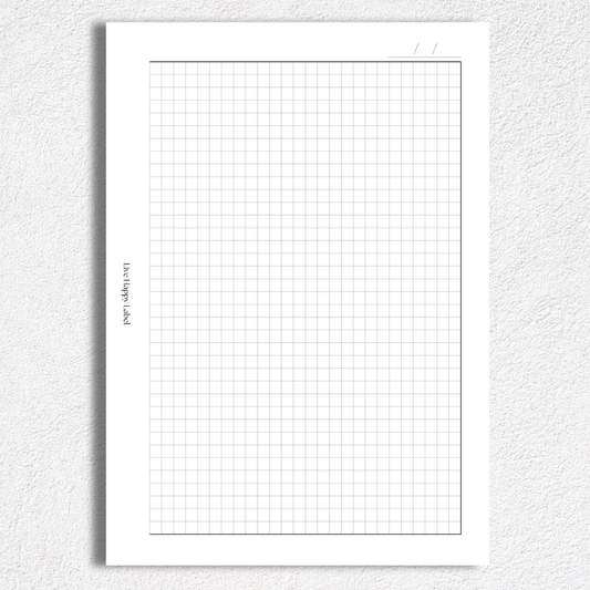 Grid Note Pages | A5, 6-ring Punch