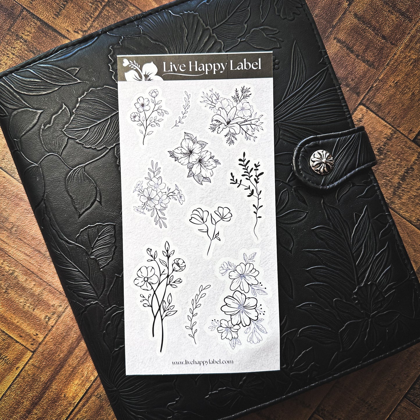 "Botanical Blooms" Sticker Sheet
