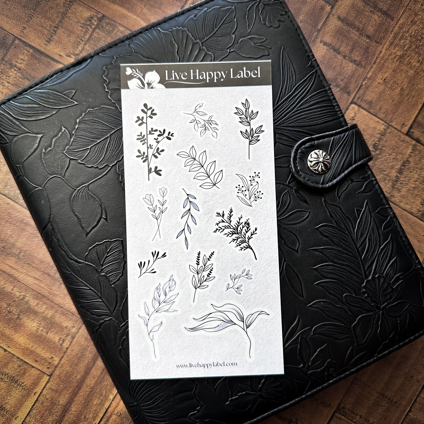 "Botanical Leaves" Sticker Sheet