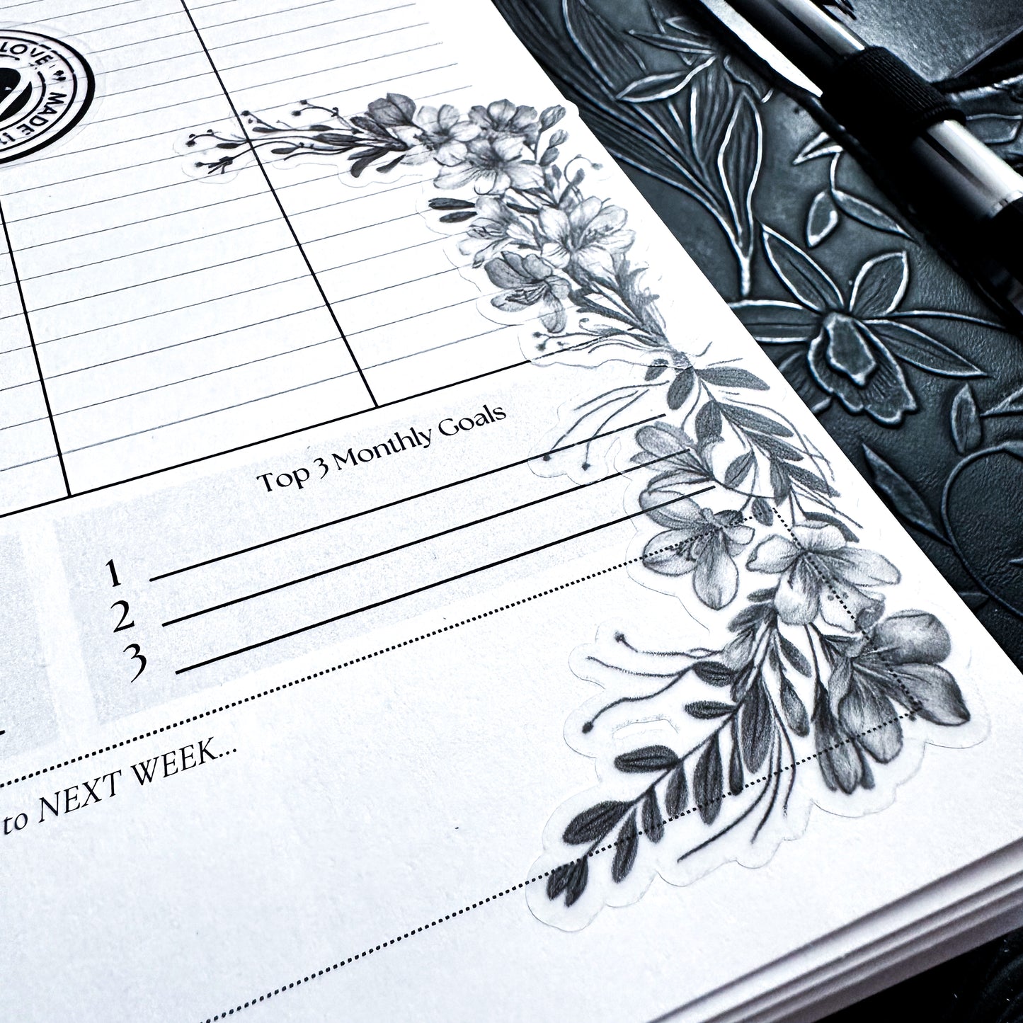 "Freesia Corners" Sticker Sheet