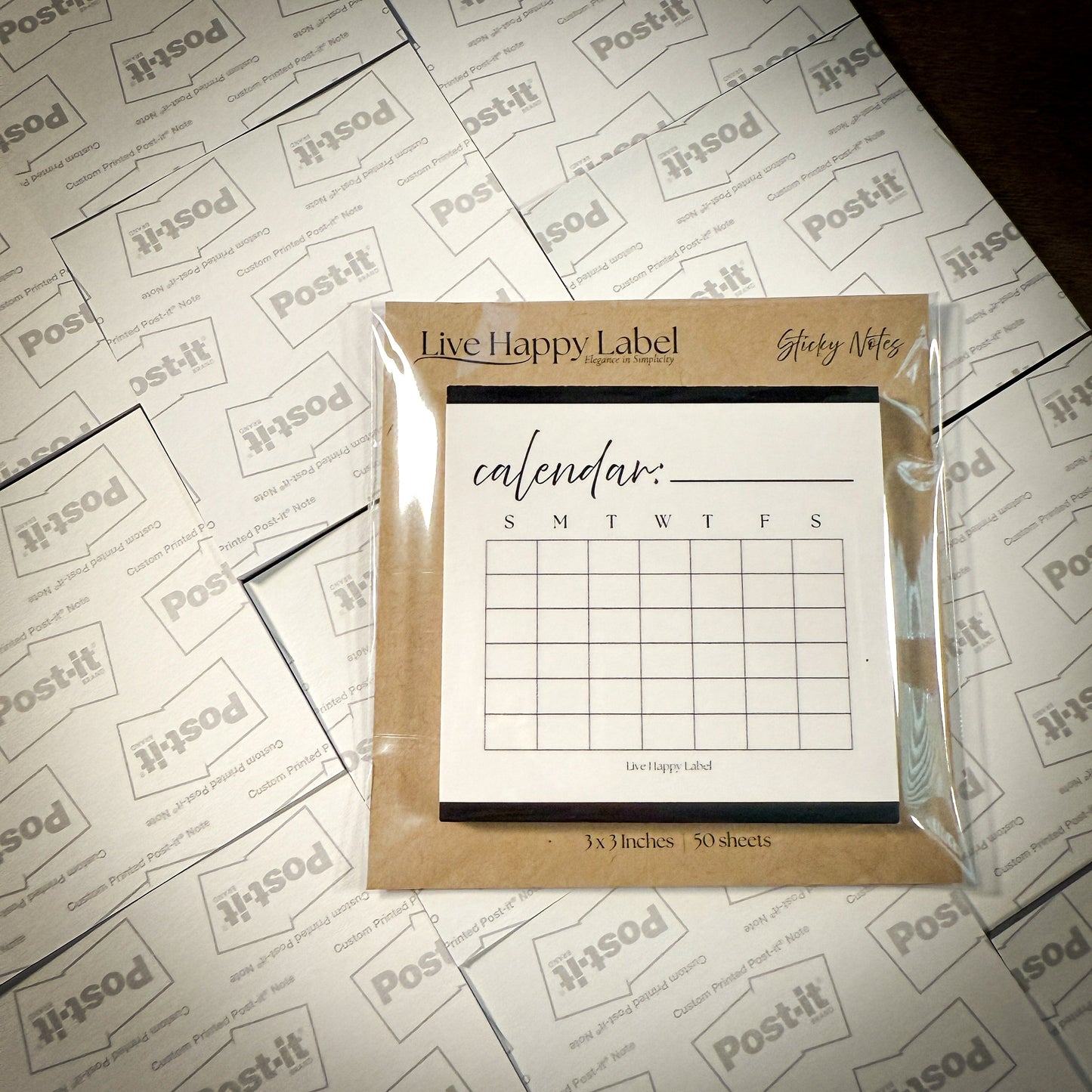 Calendar | Functional Sticky Notes | 3" x 3"