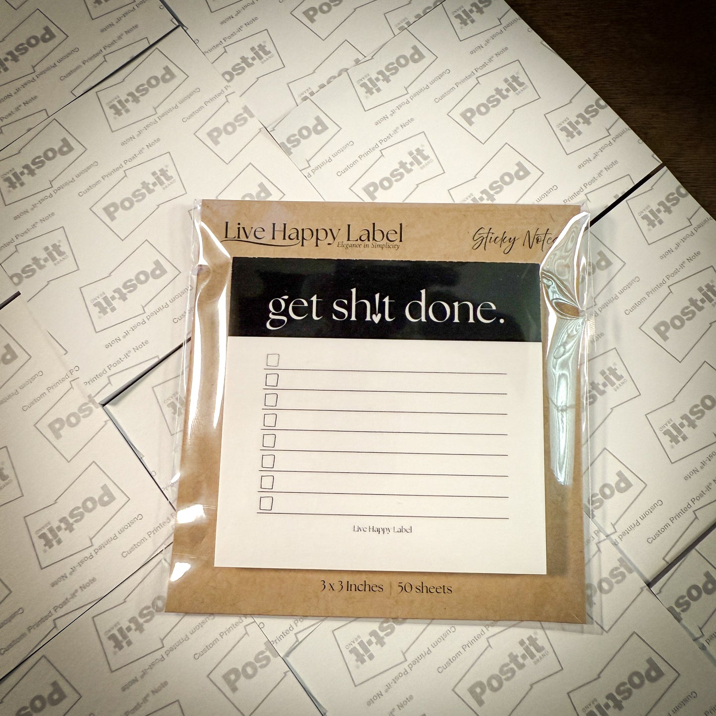 Get Sh!t Done. | Functional Sticky Notes | 3" x 3"