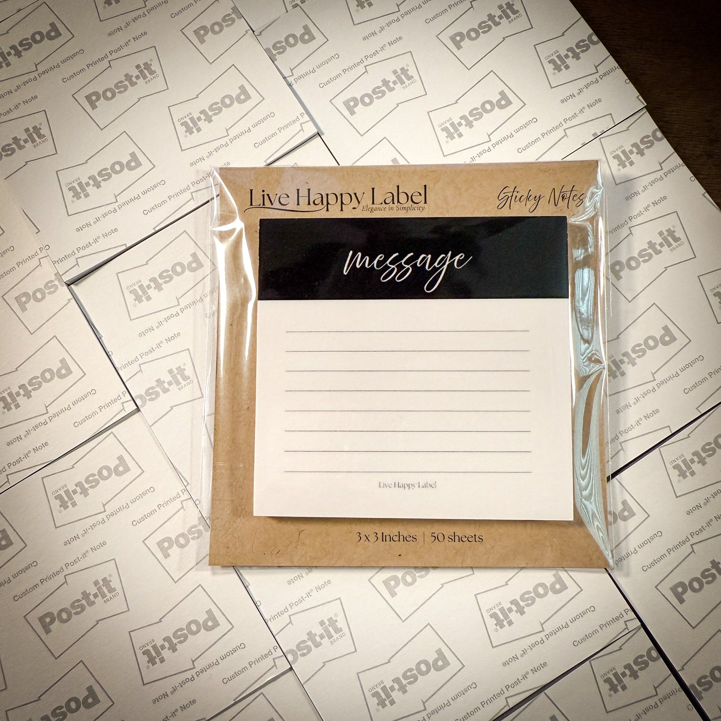 Message | Functional Sticky Notes | 3" x 3"
