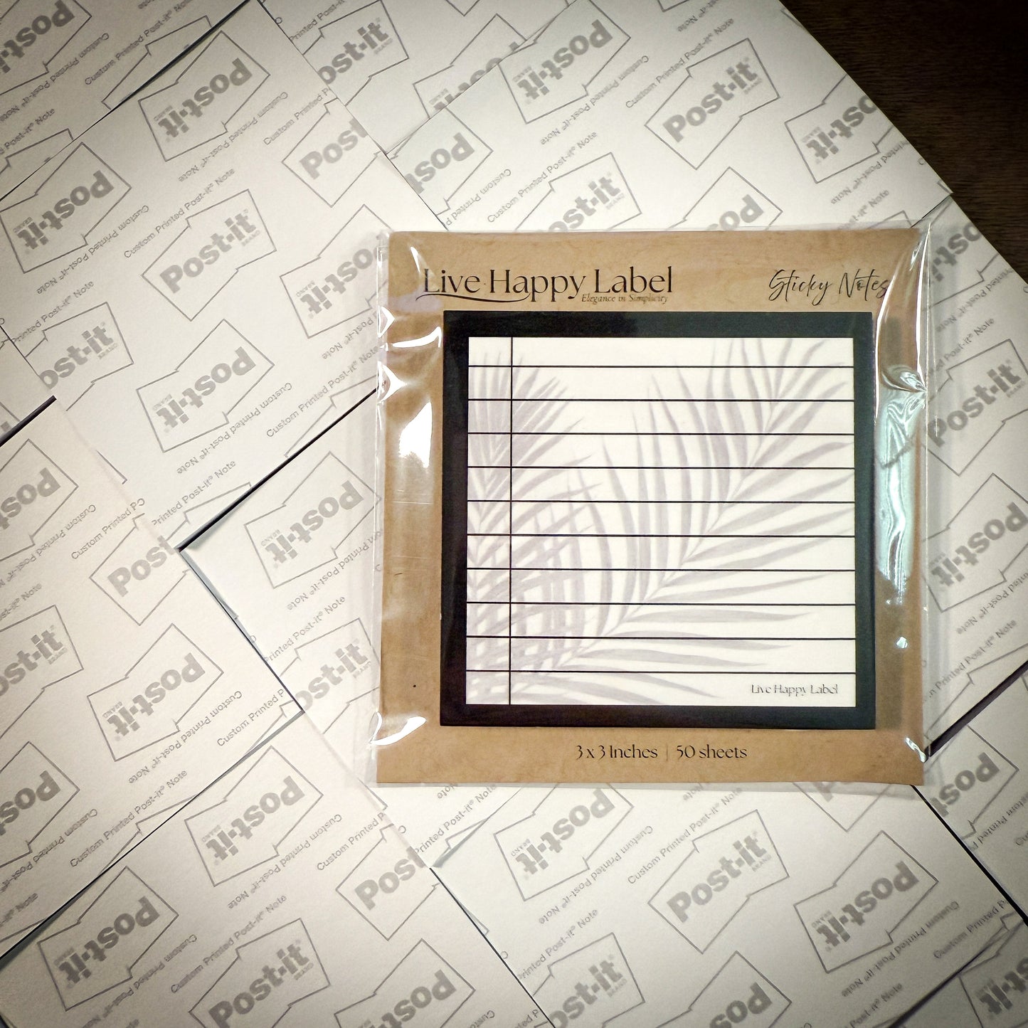 Palm Grid | Functional Sticky Notes | 3" x 3"