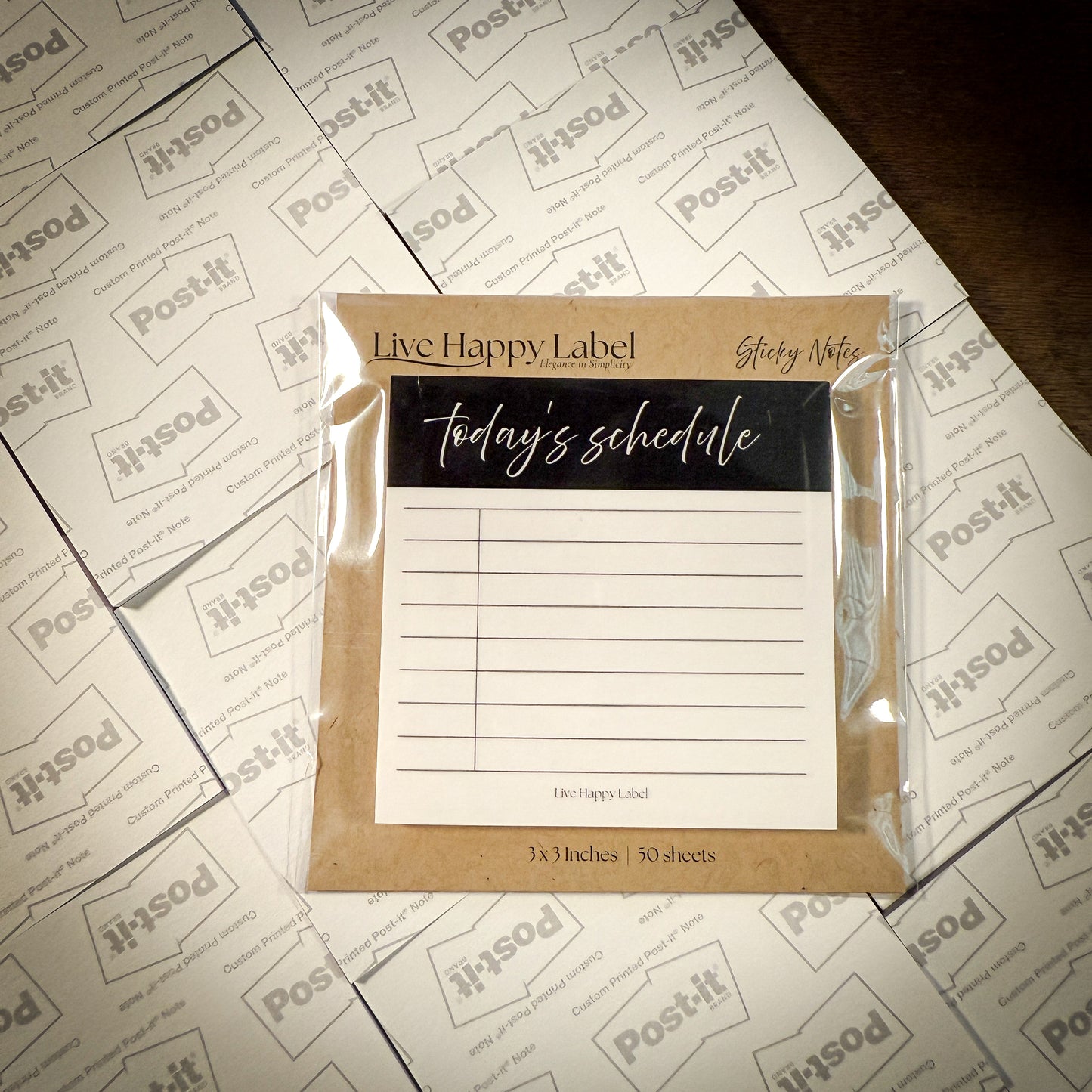 Today's Schedule | Functional Sticky Notes | 3" x 3"