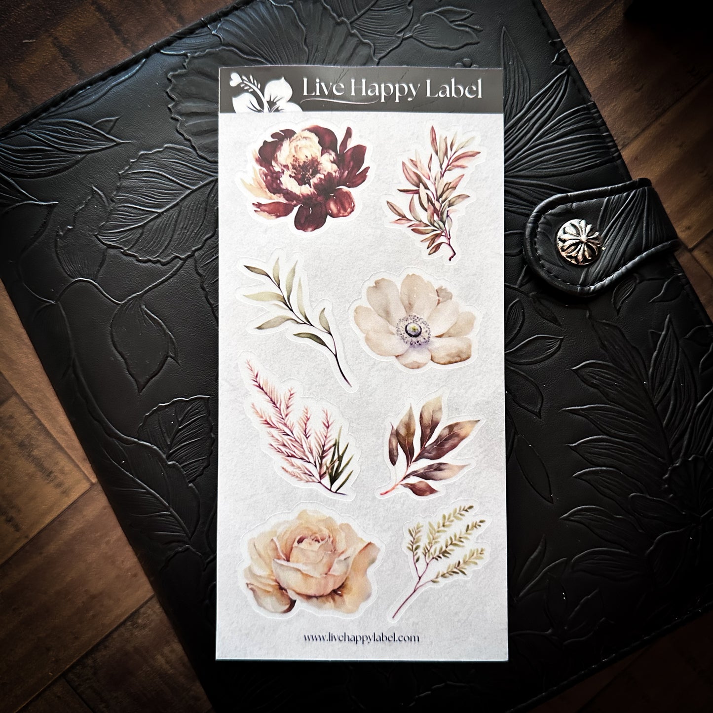 "Lana Florals 01" Sticker Sheet