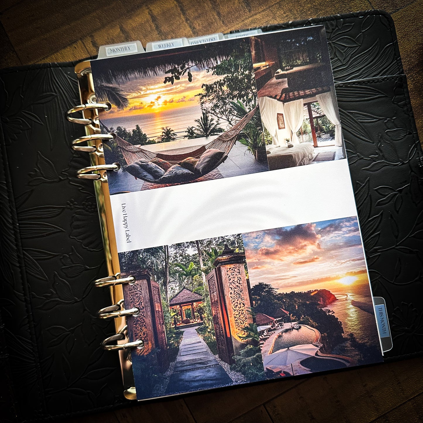 "Bali Sunrise" Dashboard & Cover