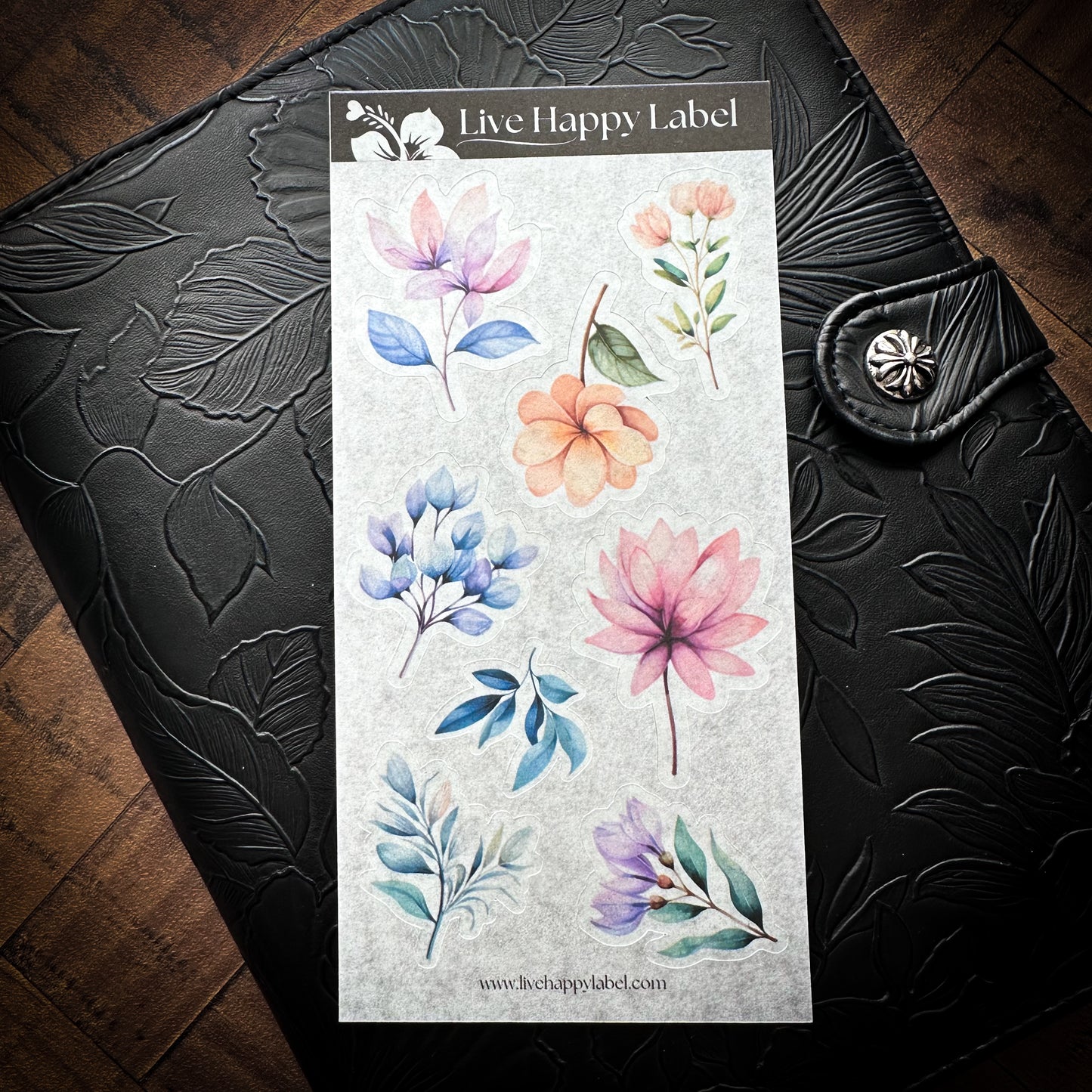 "Bella Florals" Sticker Sheet | LARGE DESIGN