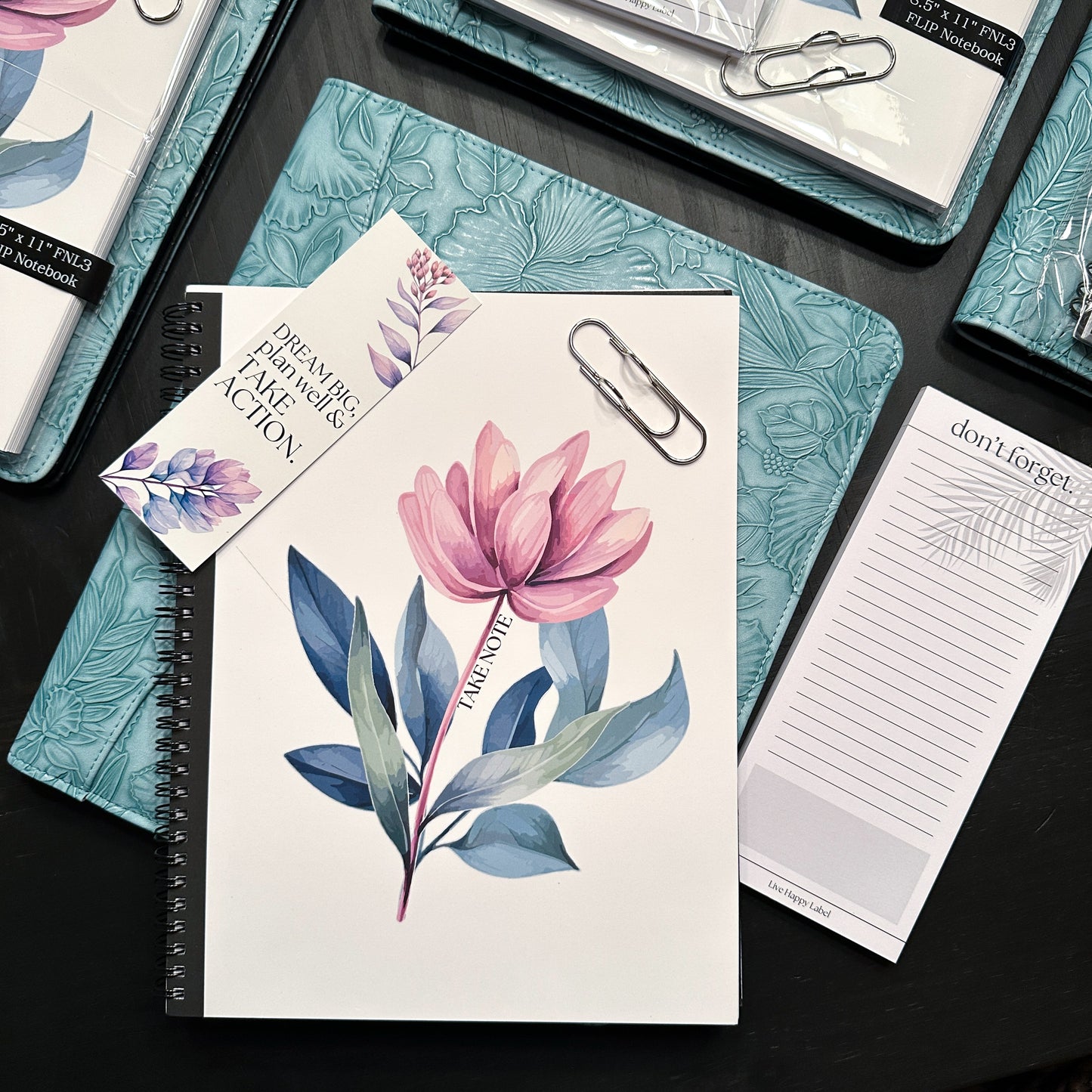 "Seafoam Blue" Clipfolio Set