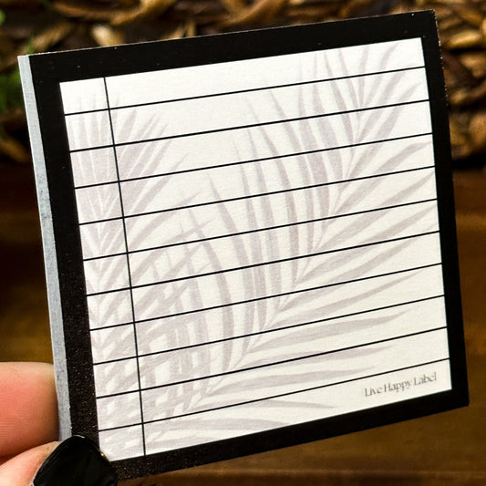 Palm Grid | Functional Sticky Notes | 3" x 3"