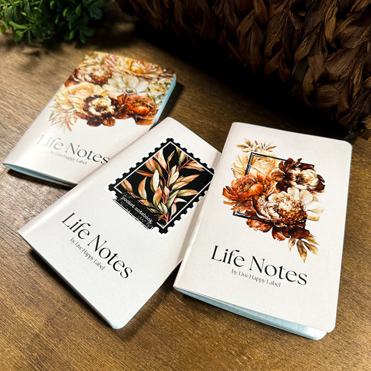 Life Notes ~ Pocket Notebooks LANA | 3.5" x 5.5"