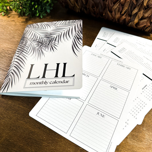 Monthly Calendar Booklets | A5