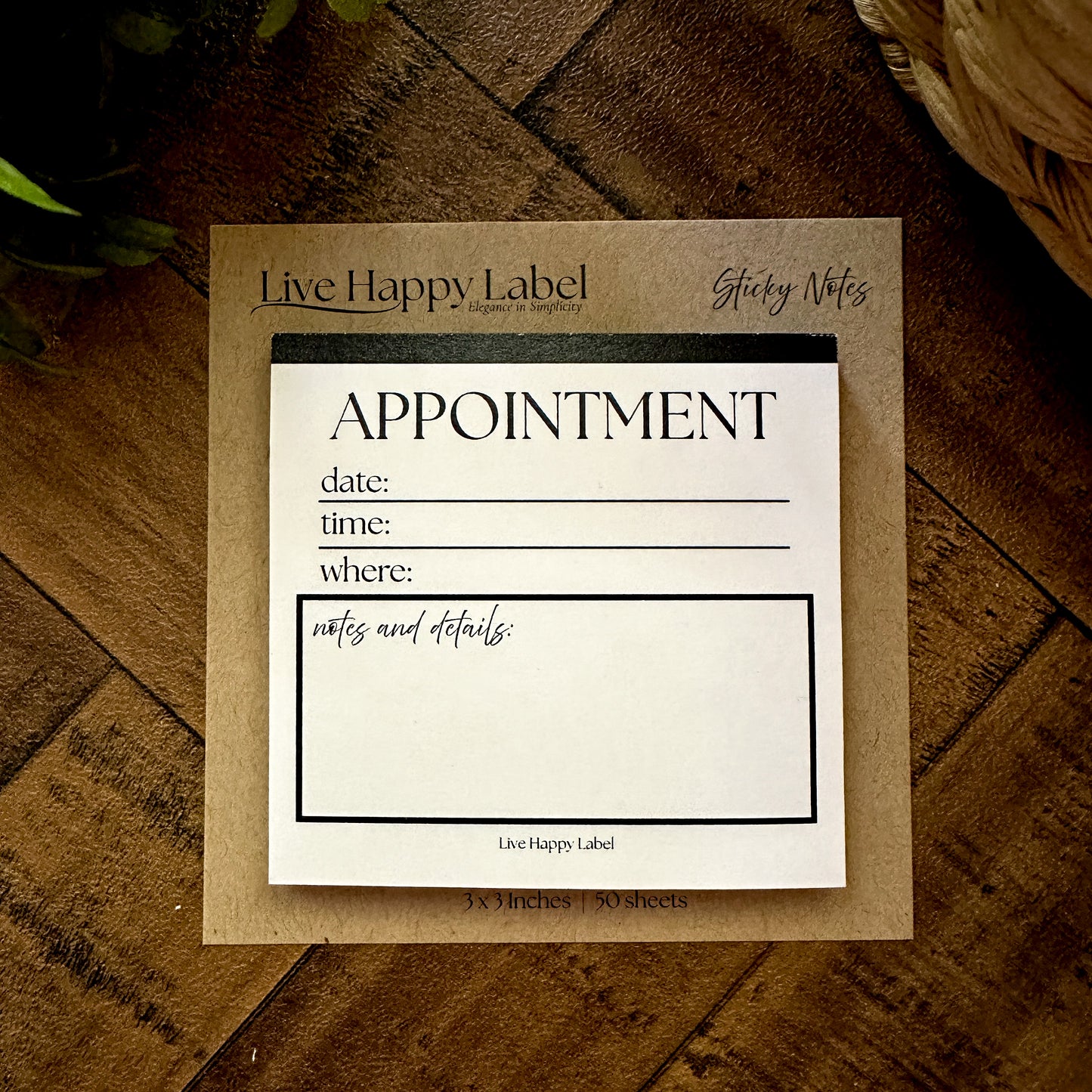 Appointment | Functional Sticky Notes | 3" x 3"