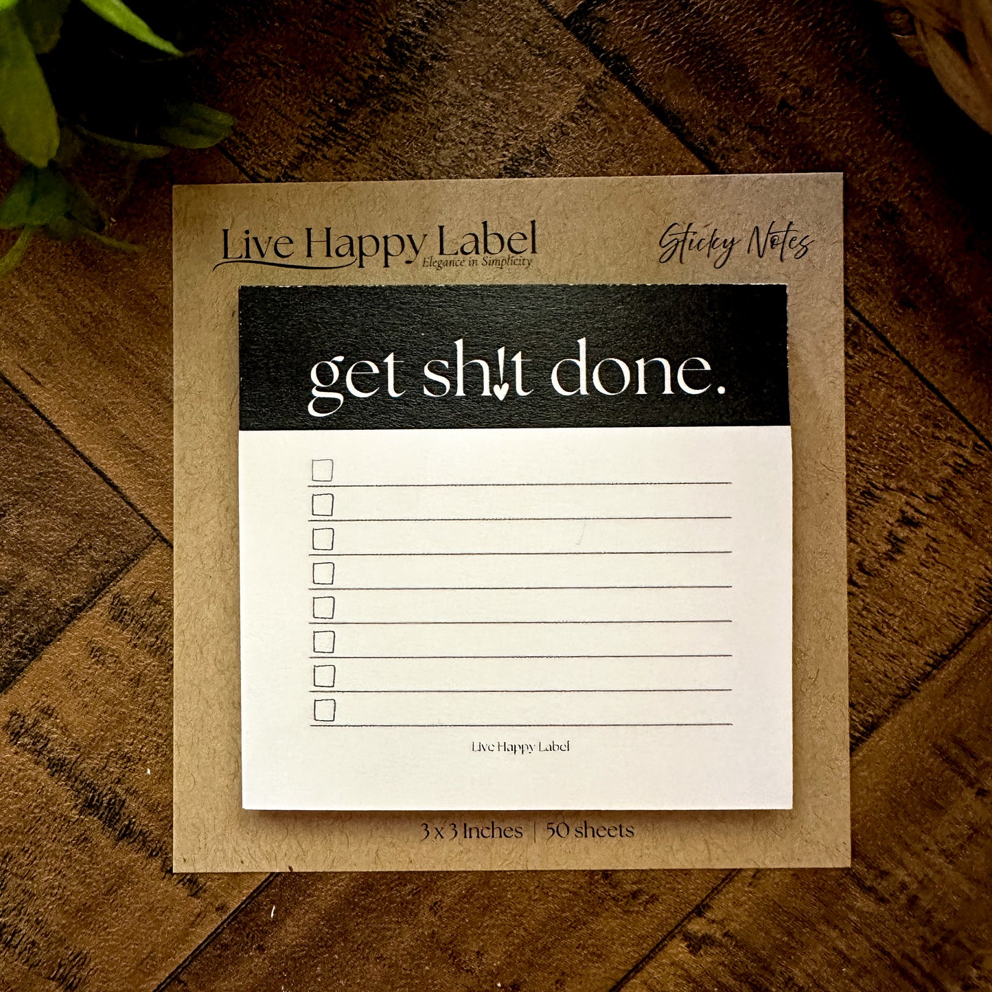 Get Sh!t Done. | Functional Sticky Notes | 3" x 3"