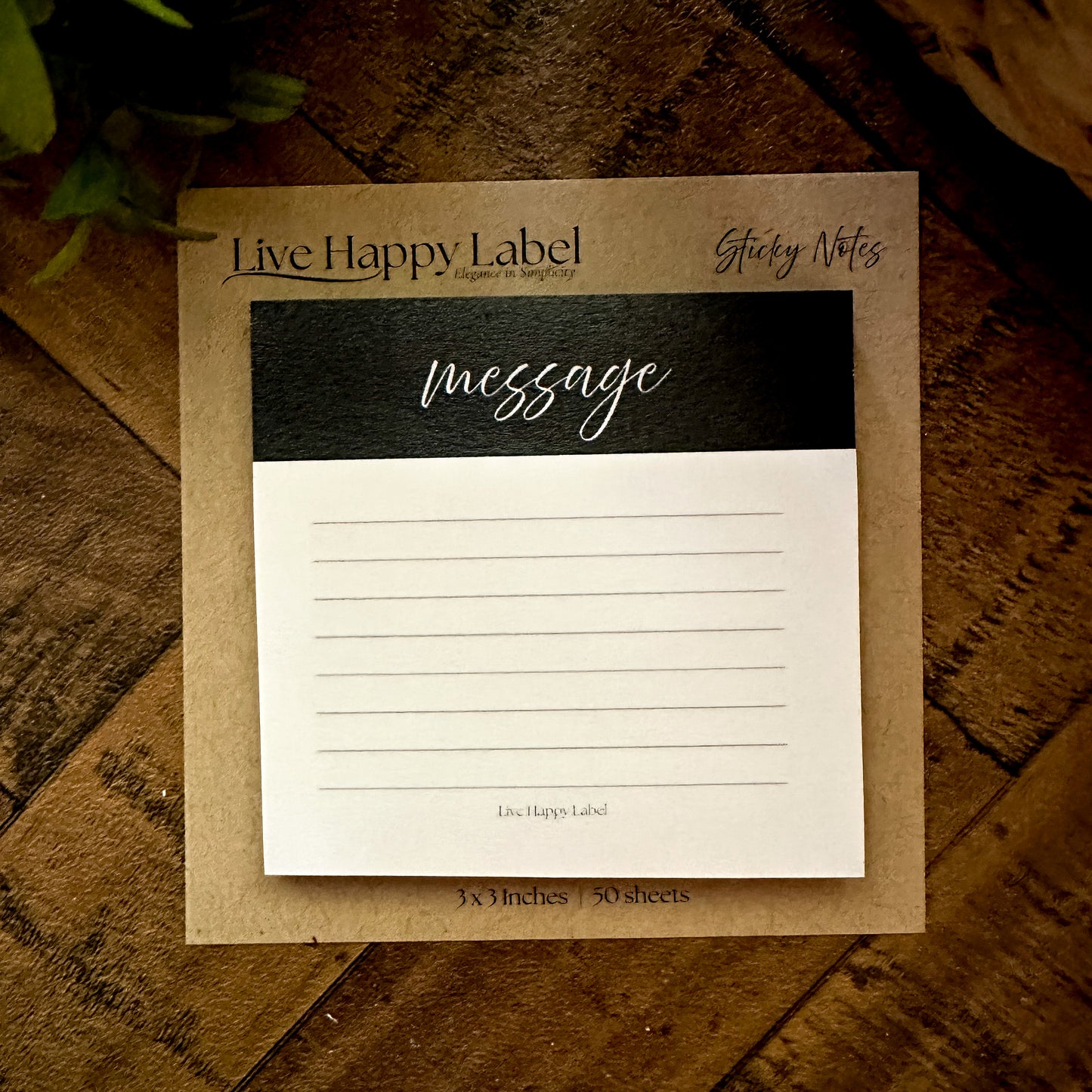 Message | Functional Sticky Notes | 3" x 3"