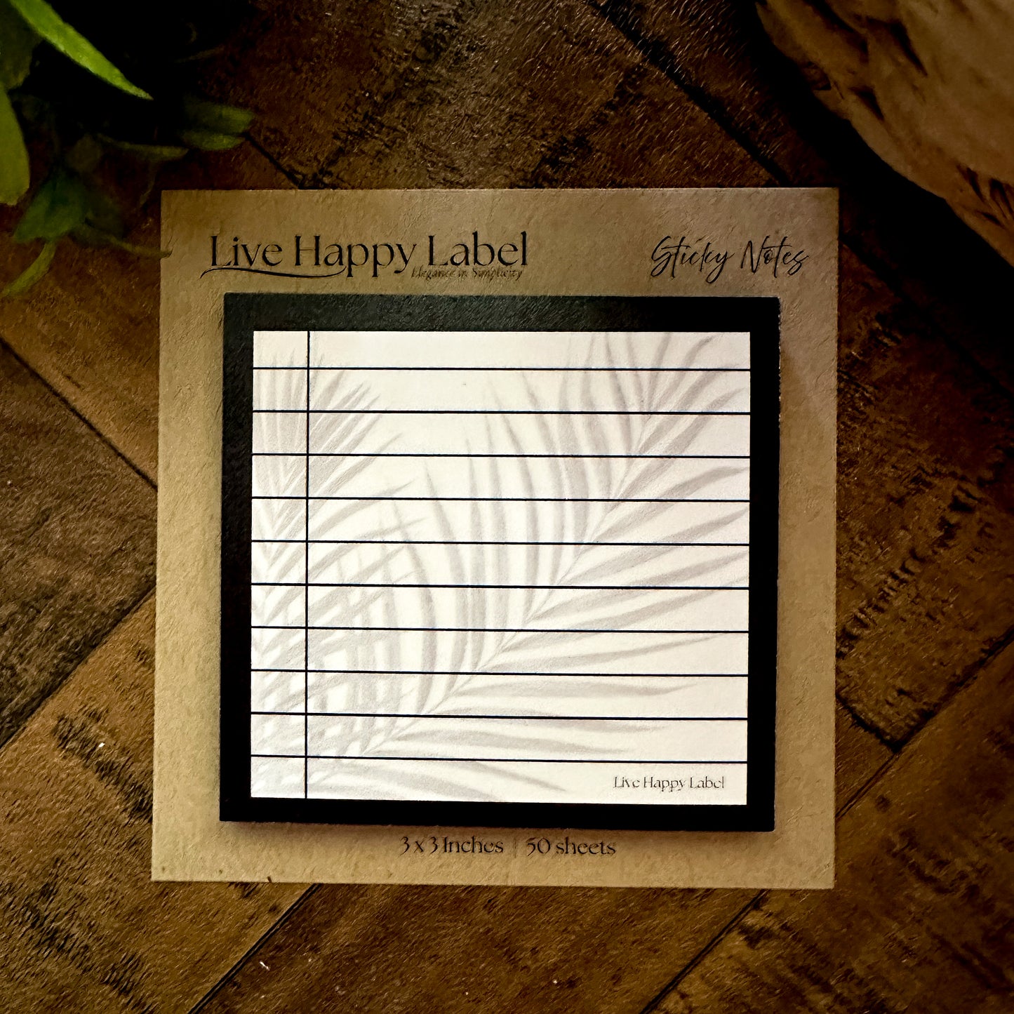 Palm Grid | Functional Sticky Notes | 3" x 3"