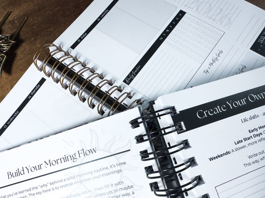 2026 Foundations Planner ~ Sands & Palm | 7" x 9" Double Wire-O