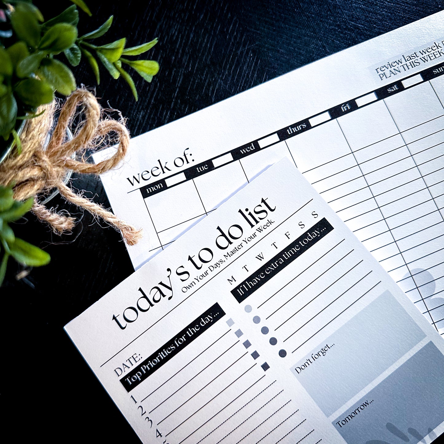 Weekly Planner Pad | LHL Collection ~ 8.5" x 11"