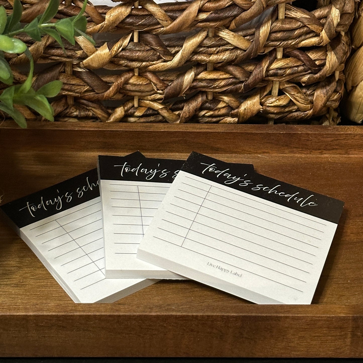 Today's Schedule | Functional Sticky Notes | 3" x 3"