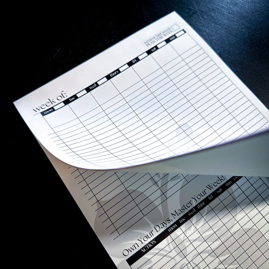 Weekly Planner Pad | LHL Collection ~ 8.5" x 11"