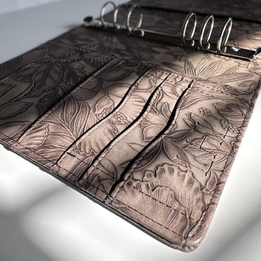 Kona Brown "Tropical Bloom" Planner Binder | A5, 6-ring
