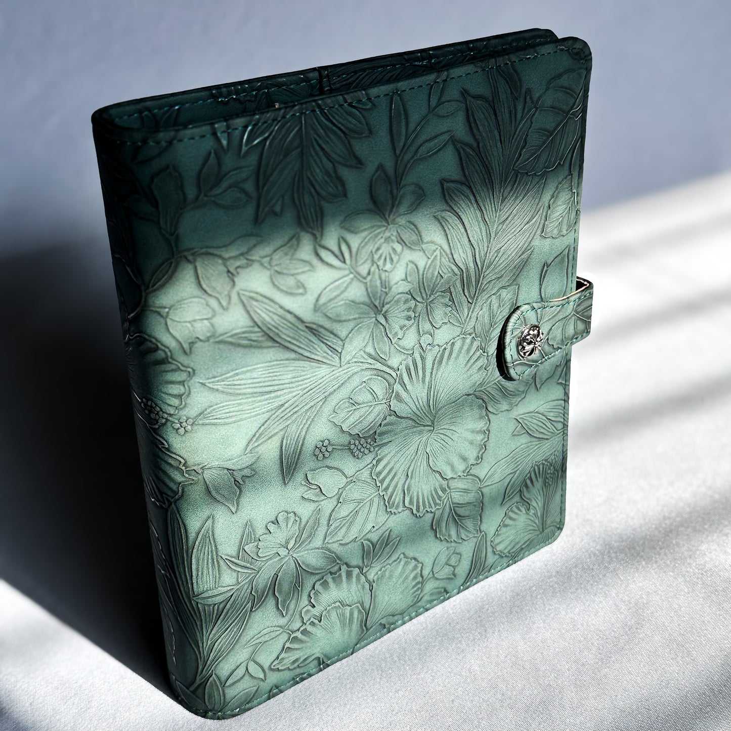 Maile Green "Tropical Bloom" Planner Binder | A5, 6-ring