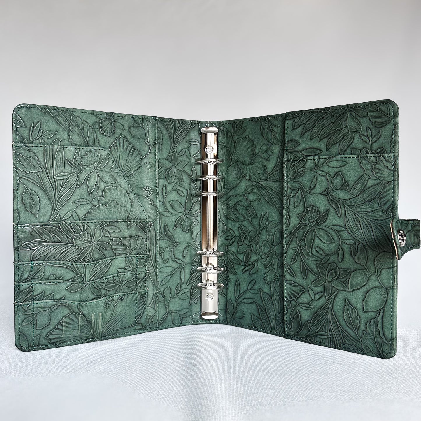 Maile Green "Tropical Bloom" Planner Binder | A5, 6-ring