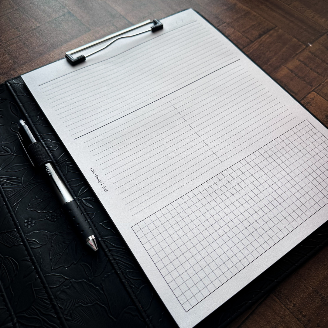 "Mixed Notes" Notepad ~ 8.5" x 11"