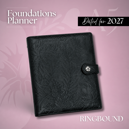 2027 "Lana" Foundations Planner | A5 6-Hole Ringbound