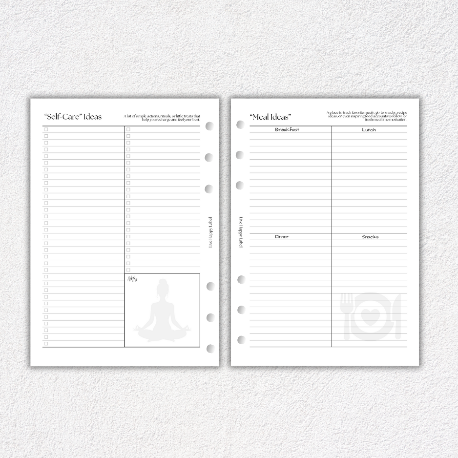 List Capture Hub | A5, 6-ring